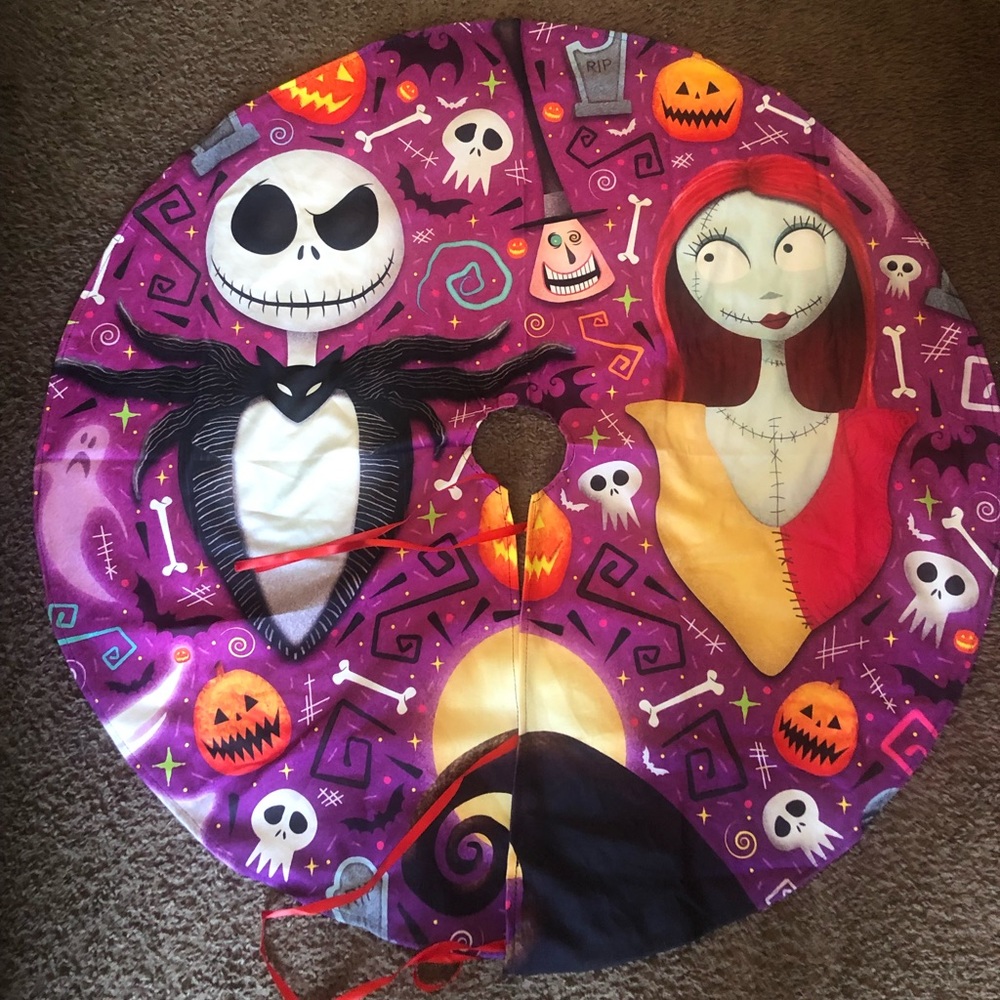 Nightmare before Christmas tree skirt